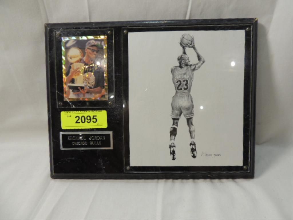 michael jordan plaque