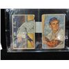 Image 1 : 1951 & 1952 BOWMAN 2 CARDS LOWREY & PIERCE BASEBAL