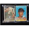 Image 1 : 1957 & 1958 TOPPS 2 CARDS BASEBALL BOYER & PAPPAS