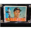 Image 1 : 1960 TOPPS KEN BOYER # 485 BASEBALL CARD