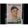 Image 2 : 1958 TOPPS JIM BUNNING #115 BASEBALL CARD
