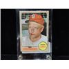 Image 1 : 1968 TOPPS RED SCHOENDIENST #294 BASEBALL CARD