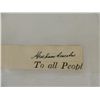 Image 1 : ABRAHAM LINCOLN CUT SIGNATURE AUTOGRAPH NO COA