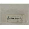 Image 2 : ABRAHAM LINCOLN CUT SIGNATURE AUTOGRAPH NO COA.