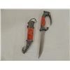 Image 1 : 11"L FANTASY STYLE STAINLESS STEEL KNIFE & SHEATH