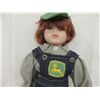 Image 2 : JOHN DEERE PORCELAIN DOLL IN OVERALLS