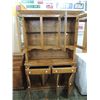 Image 3 : OAK COUNTRY DINING ROOM BUFFET HUTCH