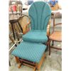 Image 1 : ROCKER GLIDER AND FOOT STOOL