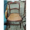 Image 1 : INGLE BENTWOOD BENT WOOD MAPLE RUSH SEAT CHAIR