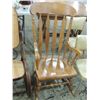 Image 1 : LARGE WOODEN ROCKING CHAIR