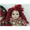Image 3 : LOT 2 RAGGEDY ANN HAIR PORCELAIN DOLLS