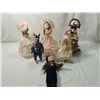 Image 1 : LOT 6 VINTAGE BRADLEY DOLLS MUSICBOX DOLLS