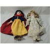 Image 1 : LOT 2 PORCELAIN DOLLS SNOW WHITE AND SWEET FLORAL