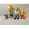 Image 1 : LOT 3 THE SIMPSONS DOLLS HOMER BART LISA