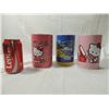 Image 1 : LOT 3 TIN ROUND COIN BANKS HELLO KITTY