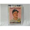 Image 1 : 1958 TOPPS JIM BUNNING #115 BASEBALL PLAYER CARD