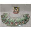 Image 1 : LOT 12 1989 FLEER ALLSTAR TEAM CARDS & 1975 TOPPS