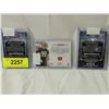 Image 1 : LOT 3 AUTOGRAPH FOOTBALL PLAYER CARDS