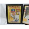 Image 2 : LOT 2 FRAMED DONROSS BASEBALL PLAYER PUZZLE FRAMED