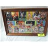 Image 1 : FRAMED JOE MONTANA FOOTBALL PLAYER CARDS