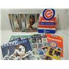 Image 2 : BOX LOT BASEBALL MEMORABILIA CARDS, POSTER, BALL
