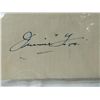 Image 1 : JIMMIE FOX CUT SIGNATURE AUTOGRAPH NO COA