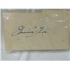 Image 2 : JIMMIE FOX CUT SIGNATURE AUTOGRAPH NO COA