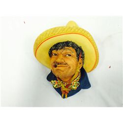 Bosson Mexican Man Figural Wall Plaque