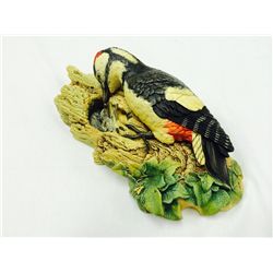 Bosson Woodpecker Figural Wall Plaque