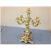 Image 1 : Porcelain 7 Candle Candleabra (In The Style of Meissen)