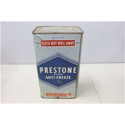 Prestone Brand One Gallon Empty Anti-Freeze