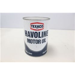 Texaco Havoline One Quart Unopened Motor Oil