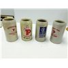 Image 1 : 4 Assorted Pottery Beer Steins