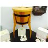 Image 1 : Hand Crafted Wood Floor Model Sewing Box