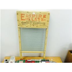 Vintage Empire Glass Washboard