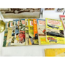 One 1956 - One 1958 - Seven 1959 - and One 1962 Popular Mechanics Magazines