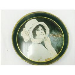 Coca-Cola Round Metal Tray