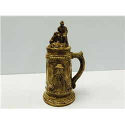 Large Hand Crafted Ceramic Beer Stein With Lid
