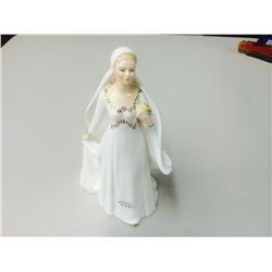 Royal Doulton Discontinued Figurine "Bride" (Issued 1980 - 1989)