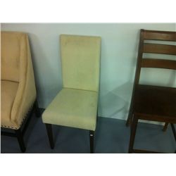 Cream Upholstered Side Chair