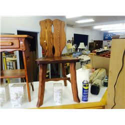 Hand Crafted Solid Oak Side Chair