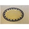 Image 1 : Vernon England Antique Oval Platter (Large Age Crack) (16" X 11")