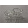 Image 1 : Crystal Cream and Sugar on Tray
