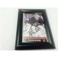 Alex Auld Had Signed Framed Photo (Framed Size 7.5" x 5.5")