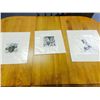 Image 1 : 2 Hand Colored and 1 Black and White Engravings