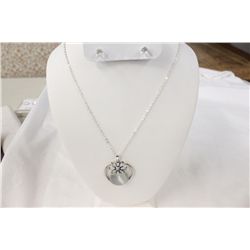 Designer Necklace and Earrings With Resin Stone