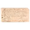 Image 1 : 1771 ONE POUND COLONIAL CURRENCY (NORTH CAROLINA)