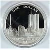 Image 2 : WORLD TRADE CENTER FREEDOM TOWER SILVER RECOVERY DOLLAR COMMEMORATIVE