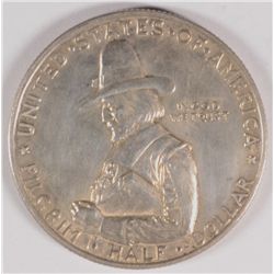1920 PILGRIM COMMEN HALF DOLLAR XF/AU