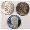 Image 1 : (3) IKE DOLLARS (71, 71-S PF, 76-S)